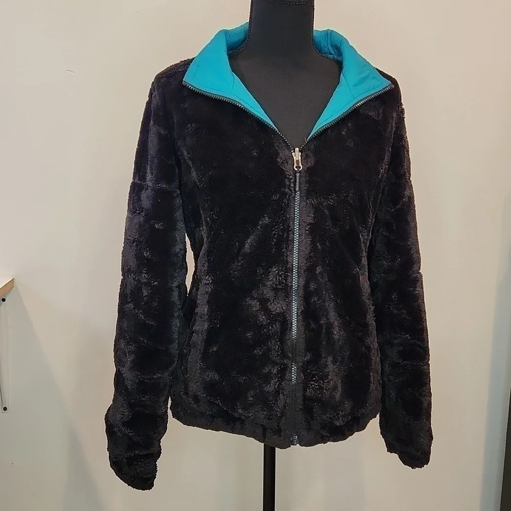 The North Face Mossbud Reversible Quilted Down Jacket Women's Sz S/P NICE!